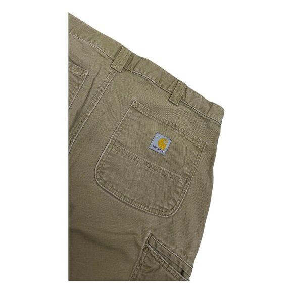 CARHARTT Rugged Flex Canvas Work Designer Casual Pants Mens 34x30 - Picture 3 of 6
